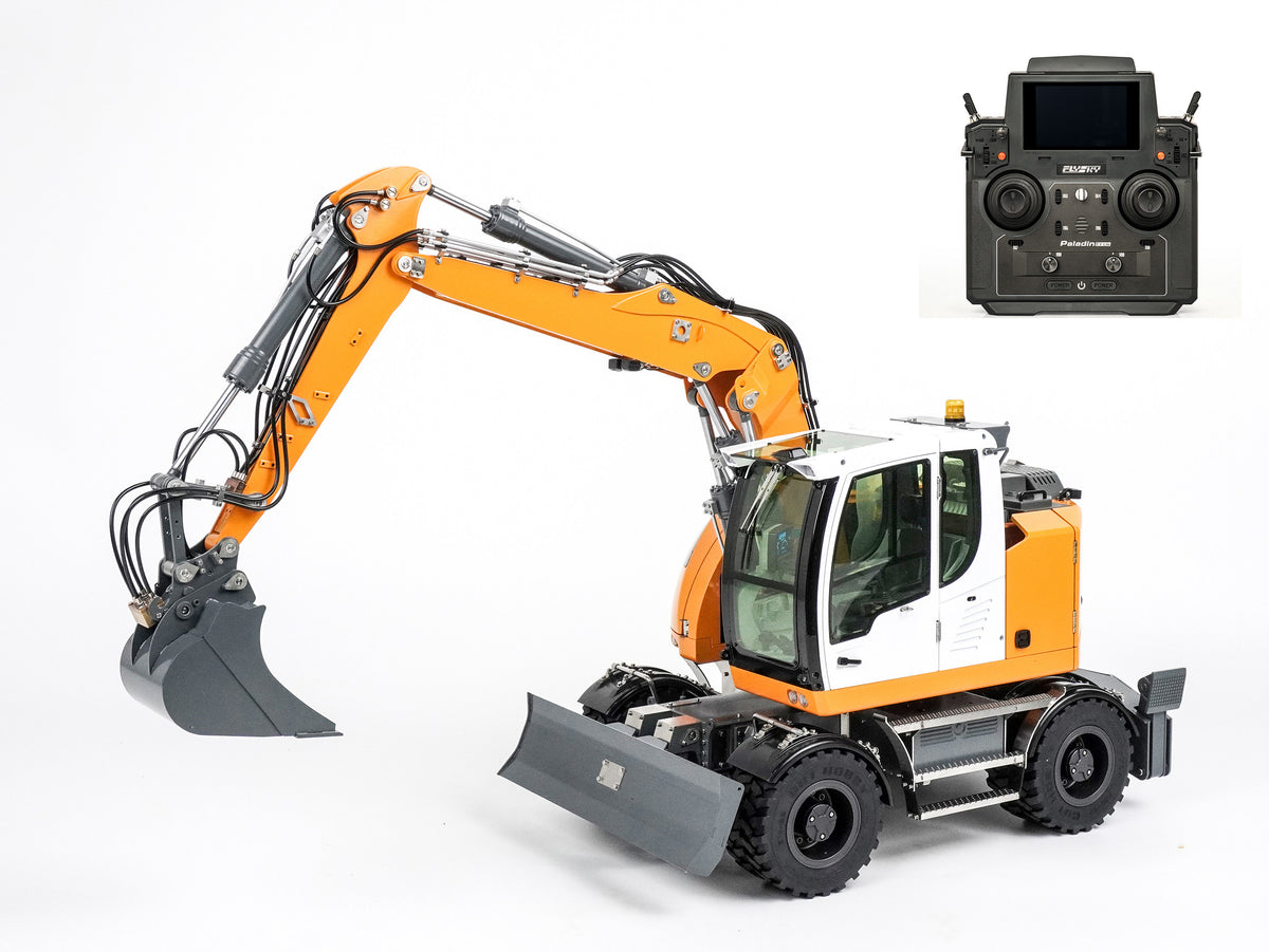 Kudon CUT-914-LS Wheeled Hydraulic RC Excavator